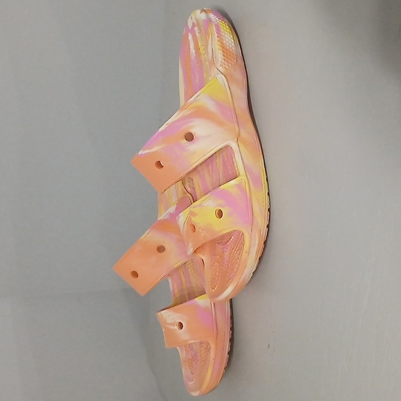 Iconic crocs Colorful Slide Sandals, pre-loved Sz6 , excellent conditions - Picture 3 of 6